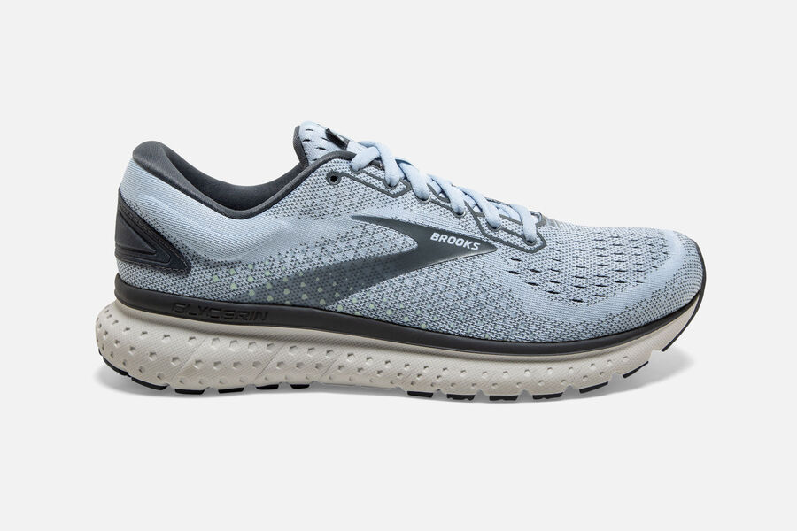 Glycerin 18 Road Brooks Running Shoes NZ Womens - Grey - YNDPUZ-950